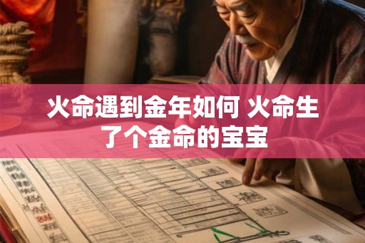 火命遇到金年如何 火命生了个金命的宝宝