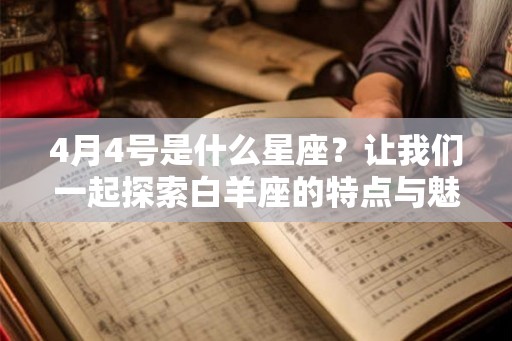 4月4号是什么星座？让我们一起探索白羊座的特点与魅力！