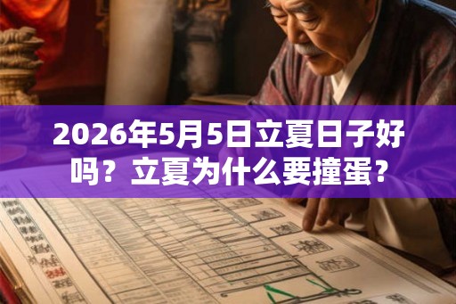2026年5月5日立夏日子好吗？立夏为什么要撞蛋？