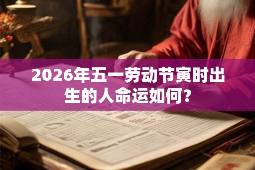 2026年五一劳动节寅时出生的人命运如何? 2026年五一劳动节寅时出生的人命运如何?