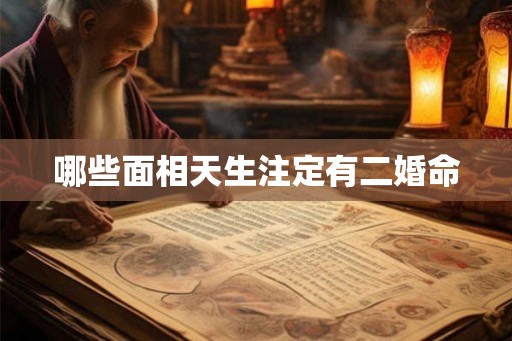 哪些面相天生注定有二婚命 哪些面相天生注定有二婚命