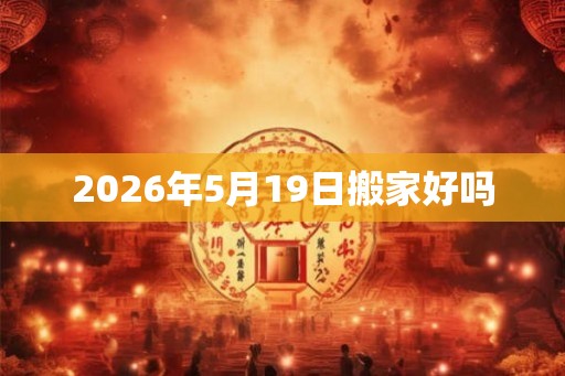 2026年5月19日搬家好吗 2026年5月19日搬家好吗