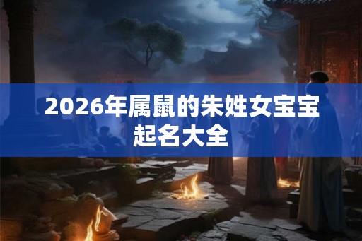 2026年属鼠的朱姓女宝宝起名大全