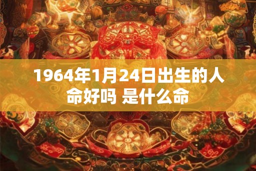 1964年1月24日出生的人命好吗 是什么命