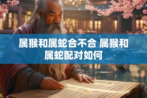 属猴和属蛇合不合 属猴和属蛇配对如何