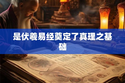 是伏羲易经奠定了真理之基础