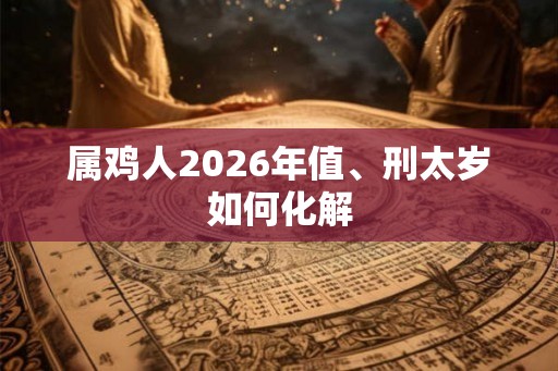属鸡人2026年值、刑太岁如何化解