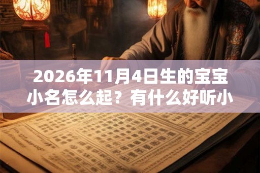 2026年11月4日生的宝宝小名怎么起？有什么好听小名推荐？