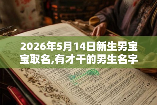2026年5月14日新生男宝宝取名,有才干的男生名字