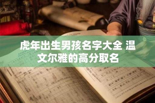 虎年出生男孩名字大全 温文尔雅的高分取名