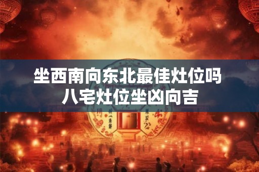 坐西南向东北最佳灶位吗 八宅灶位坐凶向吉