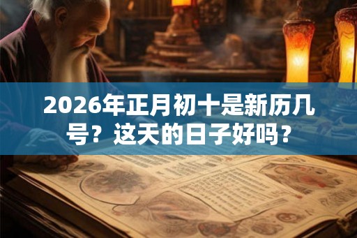 2026年正月初十是新历几号?这天的日子好吗? 2026年正月初十是新历几号?这天的日子好吗?
