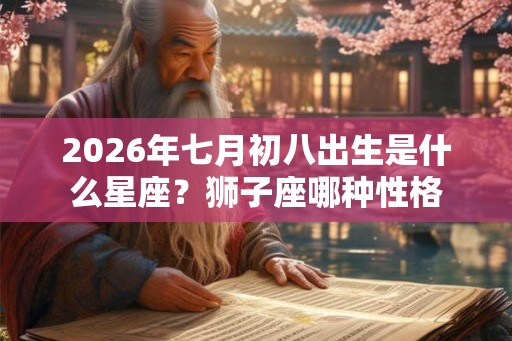 2026年七月初八出生是什么星座？狮子座哪种性格