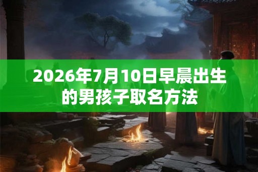 2026年7月10日早晨出生的男孩子取名方法