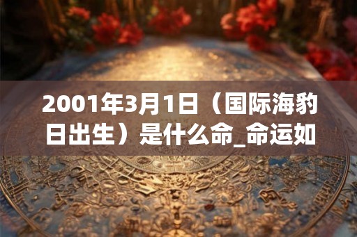 2001年3月1日(国际海豹日出生)是什么命_命运如何 2001年3月1日(国际海豹日出生)是什么命_命运如何