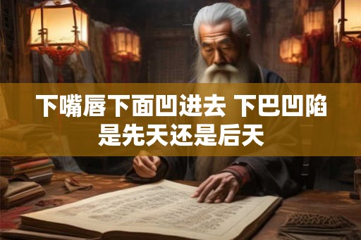 下嘴唇下面凹进去 下巴凹陷是先天还是后天