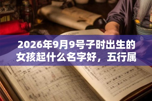 2026年9月9号子时出生的女孩起什么名字好，五行属什么