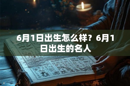 6月1日出生怎么样？6月1日出生的名人