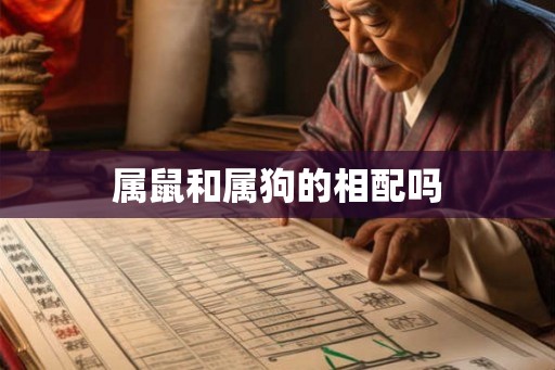 属鼠和属狗的相配吗