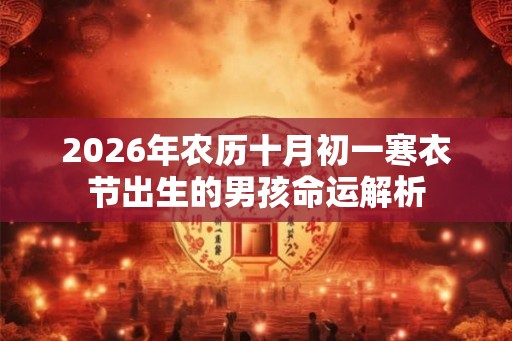 2026年农历十月初一寒衣节出生的男孩命运解析 2026年农历十月初一寒衣节出生的男孩命运解析