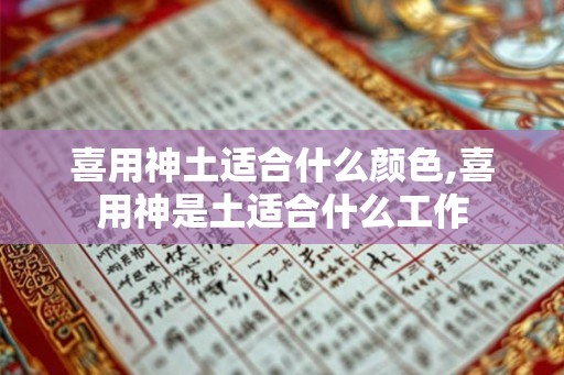 喜用神土适合什么颜色,喜用神是土适合什么工作