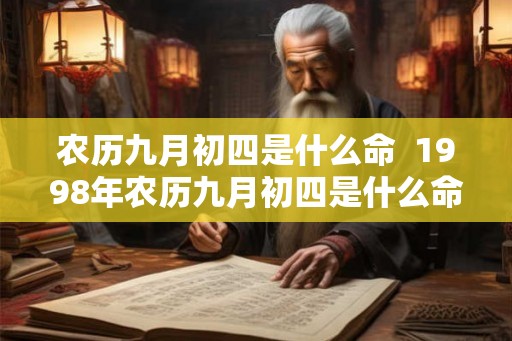 农历九月初四是什么命 1998年农历九月初四是什么命 农历九月初四是什么命 1998年农历九月初四是什么命