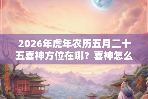 2026年虎年农历五月二十五喜神方位在哪？喜神怎么查？
