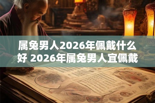 属兔男人2026年佩戴什么好 2026年属兔男人宜佩戴何物