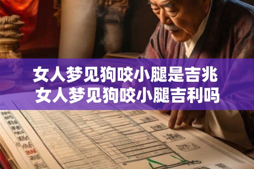 女人梦见狗咬小腿是吉兆 女人梦见狗咬小腿吉利吗