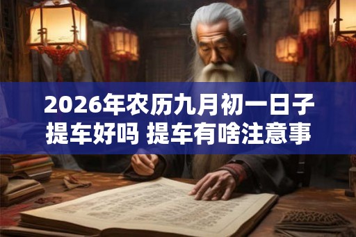 2026年农历九月初一日子提车好吗 提车有啥注意事项