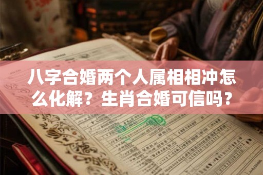 八字合婚两个人属相相冲怎么化解？生肖合婚可信吗？