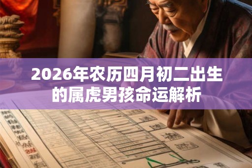 2026年农历四月初二出生的属虎男孩命运解析