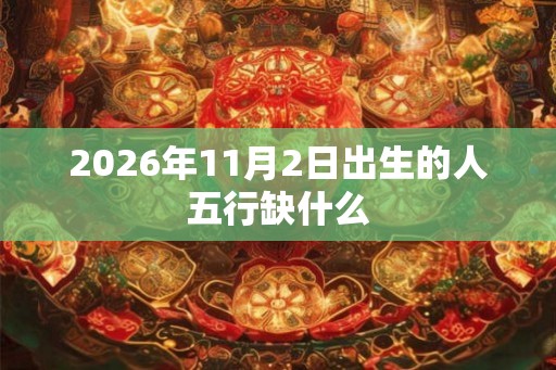2026年11月2日出生的人五行缺什么
