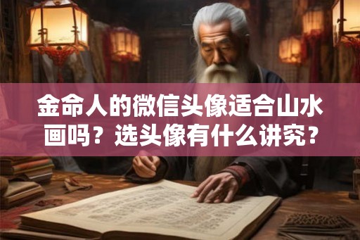 金命人的微信头像适合山水画吗？选头像有什么讲究？