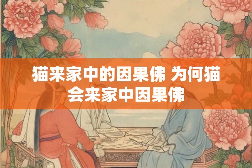 猫来家中的因果佛 为何猫会来家中因果佛