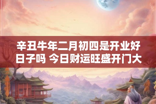 辛丑牛年二月初四是开业好日子吗 今日财运旺盛开门大吉