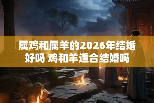 属鸡和属羊的2026年结婚好吗 鸡和羊适合结婚吗