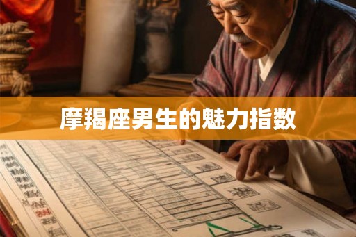摩羯座男生的魅力指数