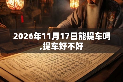 2026年11月17日能提车吗,提车好不好