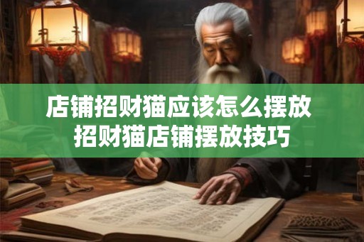 店铺招财猫应该怎么摆放 招财猫店铺摆放技巧