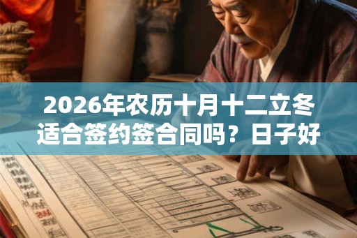 2026年农历十月十二立冬适合签约签合同吗?日子好吗? 2026年农历十月十二立冬适合签约签合同吗?日子好吗?