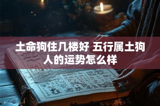 土命狗住几楼好 五行属土狗人的运势怎么样
