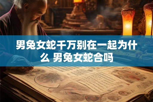 男兔女蛇千万别在一起为什么 男兔女蛇合吗 男兔女蛇千万别在一起为什么 男兔女蛇合吗