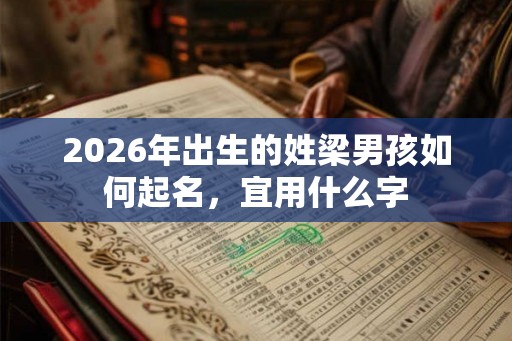 2026年出生的姓梁男孩如何起名，宜用什么字