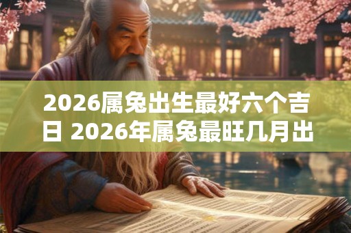 2026属兔出生最好六个吉日 2026年属兔最旺几月出生