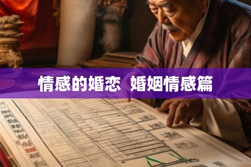 情感的婚恋  婚姻情感篇