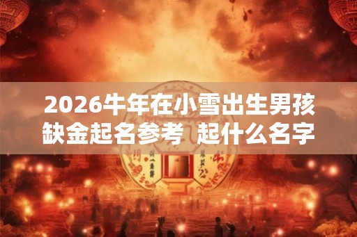 2026牛年在小雪出生男孩缺金起名参考 起什么名字最好 2026牛年在小雪出生男孩缺金起名参考 起什么名字最好