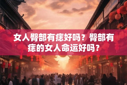 女人臀部有痣好吗？臀部有痣的女人命运好吗？