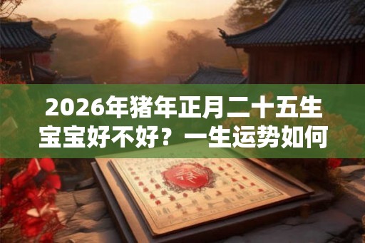 2026年猪年正月二十五生宝宝好不好?一生运势如何? 2026年猪年正月二十五生宝宝好不好?一生运势如何?