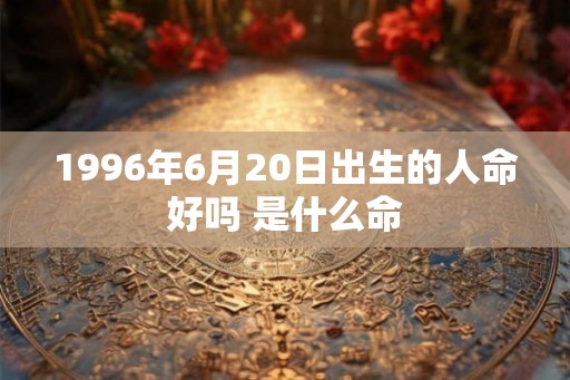 1996年6月20日出生的人命好吗 是什么命 1996年6月20日出生的人命好吗 是什么命